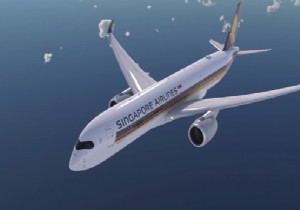 SİNGAPUR UN A350 Sİ HAVALANDI