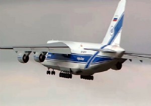 ANTONOV-124 BÖYLE HAVALANDI