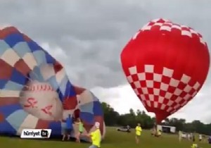 BALON UÇUŞUNDA KORKULU ANLAR