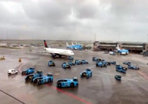 SCHIPHOL DEN İLGİNÇ GÖRÜNTÜLER