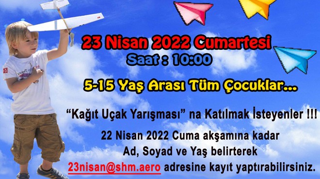 23 NİSAN DA HAVACI ÇOCUKLAR