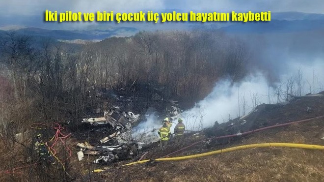 ABD DE ÖZEL JET DÜŞTÜ