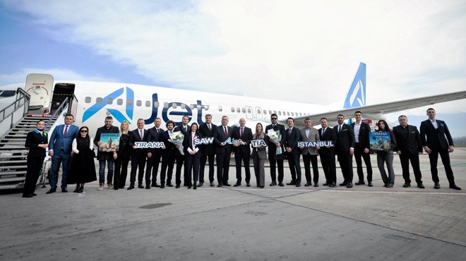 AJET'İN TİRAN SEFERLERİ BAŞLADI