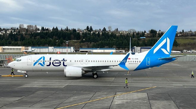 AJET İN YENİ UÇAĞI GELDİ