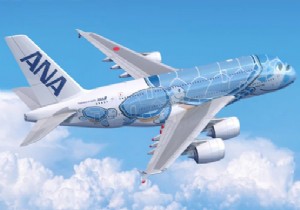 JAPON ANA İLK A380 İ ALIYOR