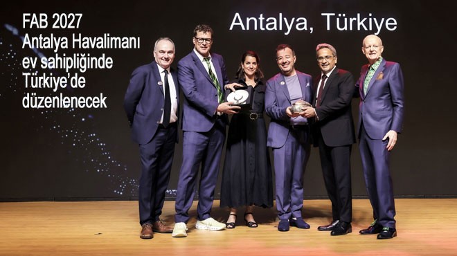 ANTALYA HAVALİMANI NA ÖDÜL