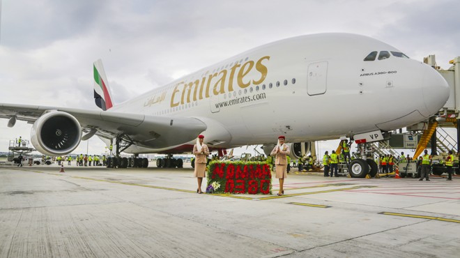 BENGALURU YA A380 LE İLK SEFER