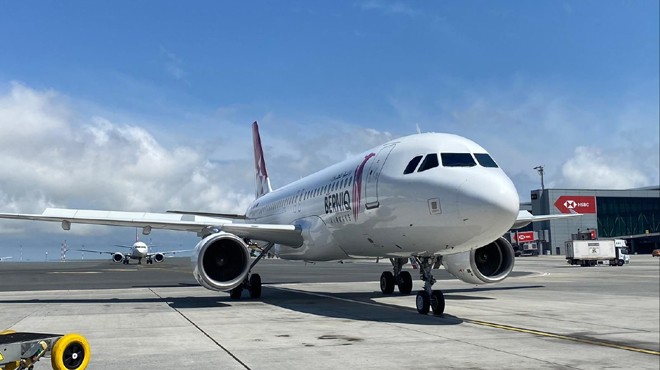 BERNIQ AIRWAYS İSTANBUL A UÇTU