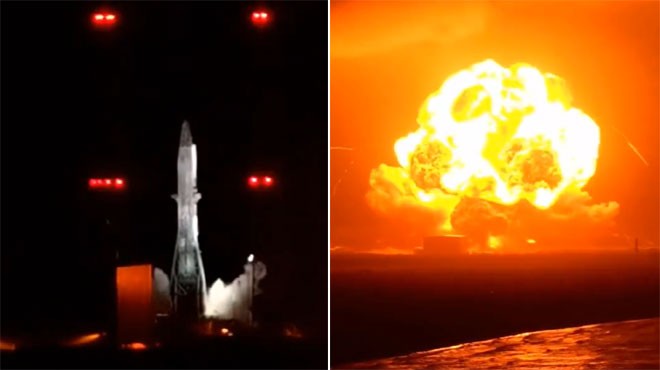 BLUE ORIGIN ROKETİ PATLADI