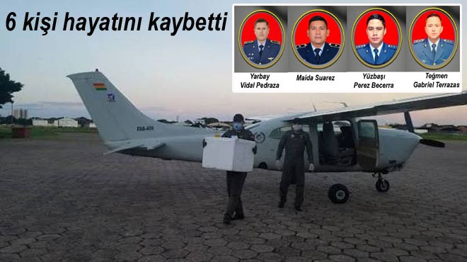 BOLİVYA DA ASKERİ UÇAK DÜŞTÜ
