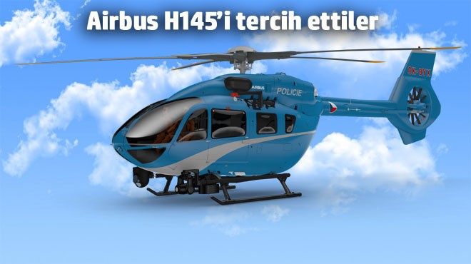ÇEK POLİSİNE HELİKOPTER
