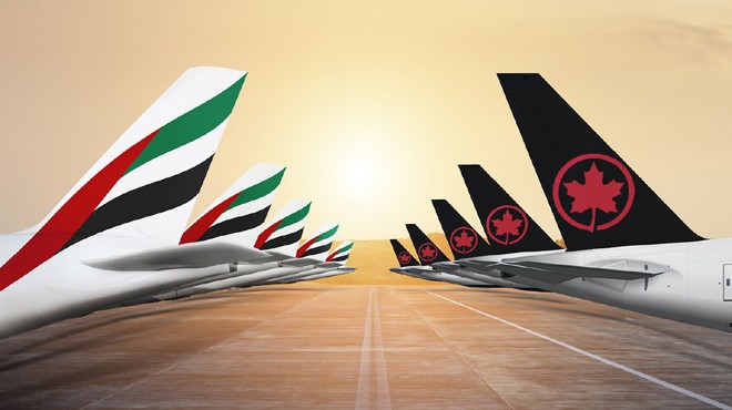 EMIRATES-AIR CANADA İŞBİRLİĞİ