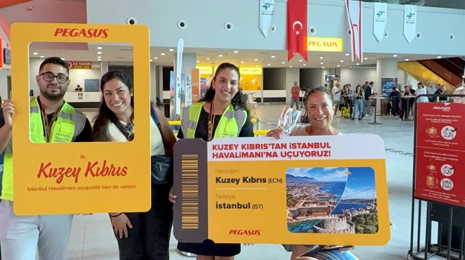 KKTC DE PEGASUS’A ÖZEL KARŞILAMA
