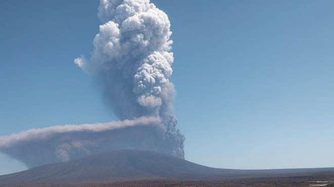 ETİYOPYA DA YANARDAĞ PATLADI