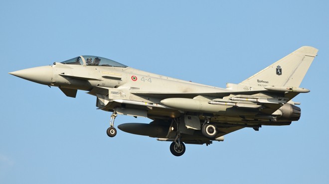 EUROFIGHTER TYPHOON DÜŞTÜ