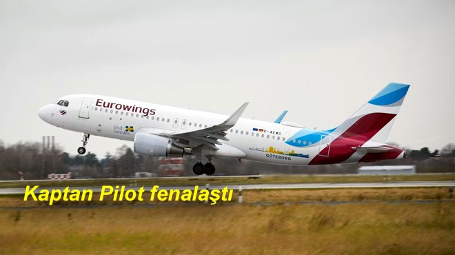 EUROWINGS FRANKFURT A ACİL İNDİ