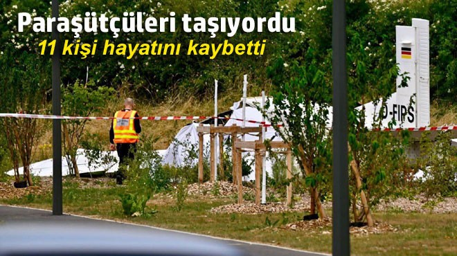 FRANSA’DA UÇAK DÜŞTÜ