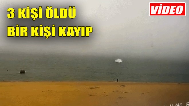 HELİKOPTER DENİZE DÜŞTÜ