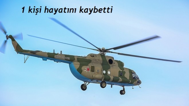 HELİKOPTER SERT İNİŞ YAPTI