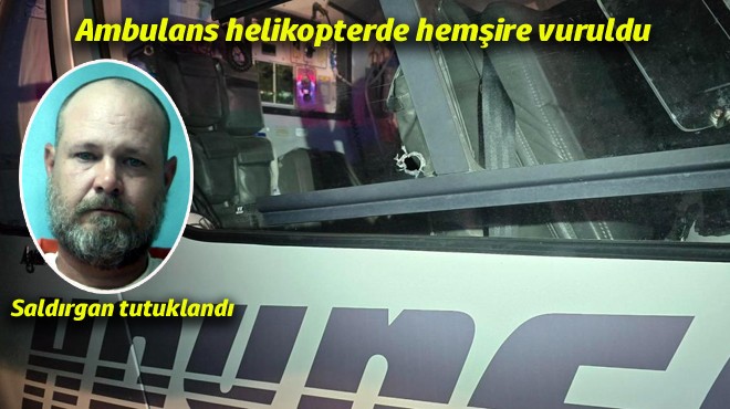 HELİKOPTERE ATEŞ AÇILDI