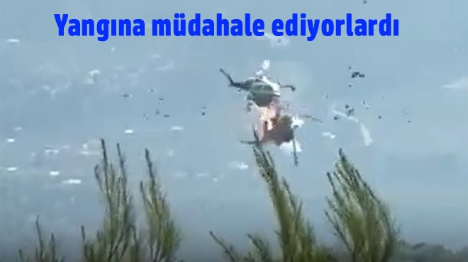 HELİKOPTERLER HAVADA ÇARPIŞTI