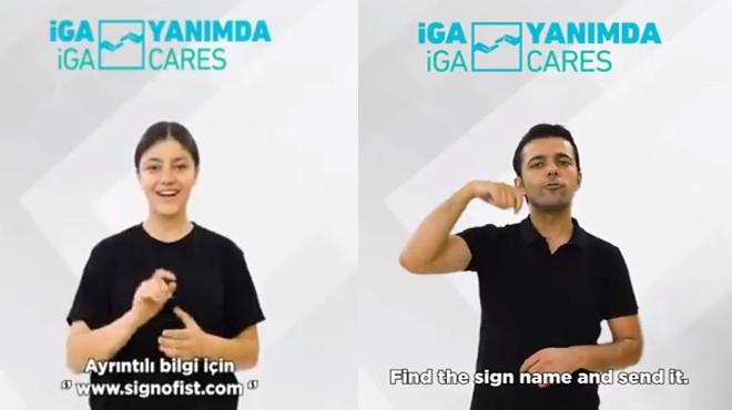 İGA İŞARETİNİ ARIYOR