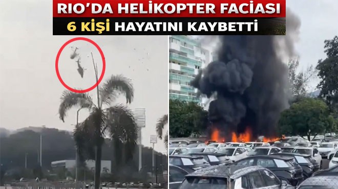 İKİ HELİKOPTER HAVADA ÇARPIŞTI