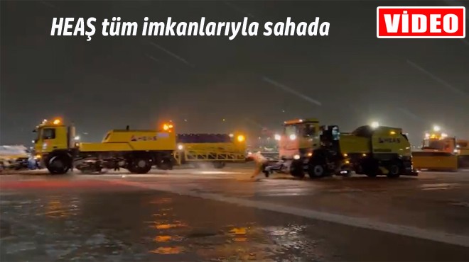 İSG'DE KARLA MÜCADELE SÜRÜYOR