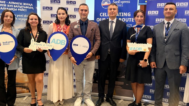 İZMİR-ALMATI UÇUŞLARI BAŞLADI