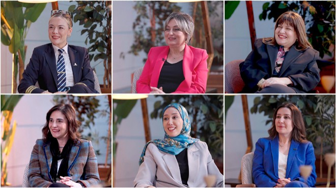 KADINLAR CAM TAVANLARI AŞIYOR