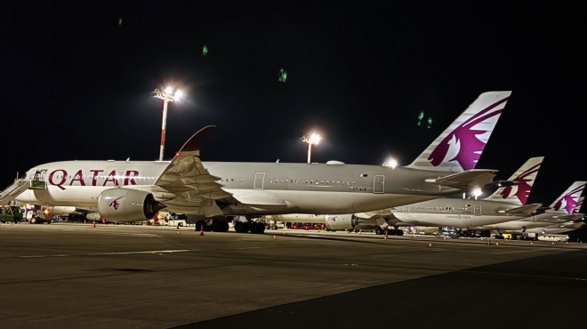 KATAR UÇAKLARI DOHA YA DÖNDÜ