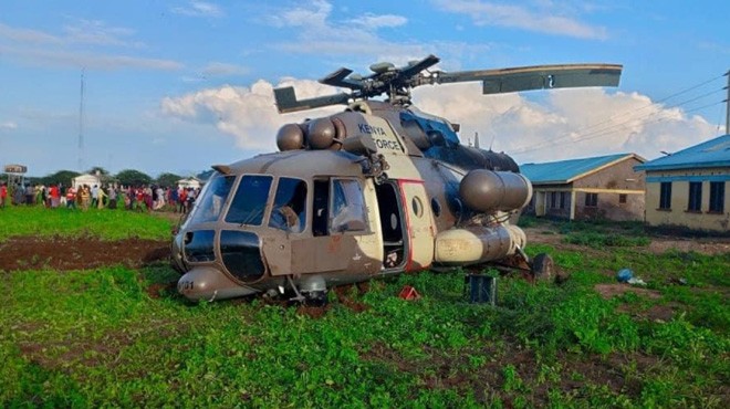 KENYA DA HELİKOPTER KAZASI