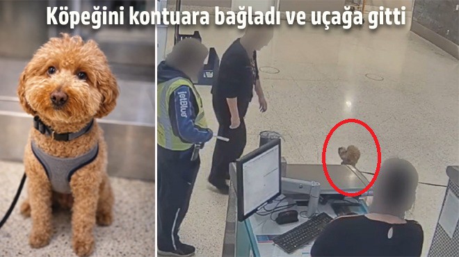 KÖPEĞİNİ TERK EDİP UÇACAKTI