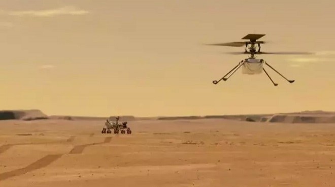 MARS HELİKOPTERİNDEN REKOR