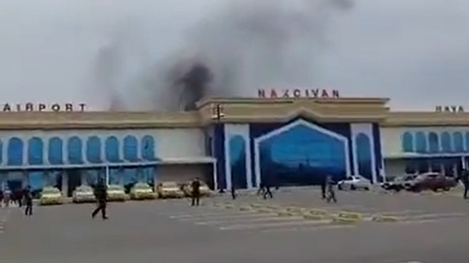 NAHÇIVAN A İRAN İHA SI DÜŞTÜ