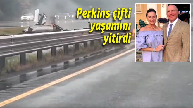 OTOYOLA DÜŞEN UÇAKTA 2 ÖLÜ