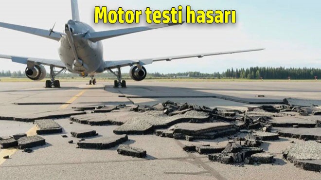 PİSTTE KRATER AÇTI