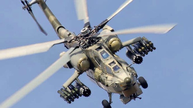 RUS HELİKOPTER DÜŞTÜ