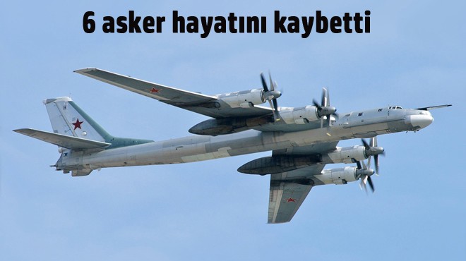 RUSYA’DA ASKERİ UÇAK DÜŞTÜ