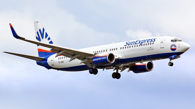 SUNEXPRESS TEN İZMİR E DESTEK