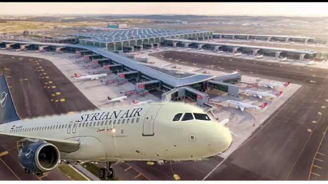 SYRIAN AIR İSTANBUL A UÇUYOR