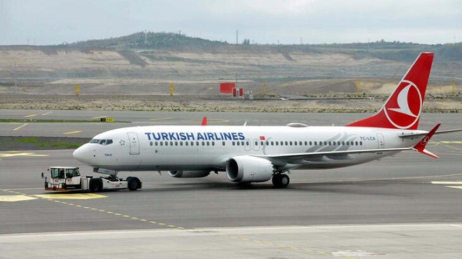 THY NİN 737MAX İ ANKARA YA UÇTU