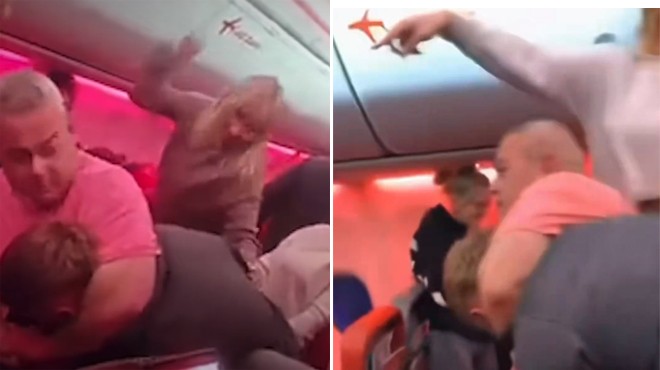 UÇAK SAVAŞ ALANINA DÖNDÜ