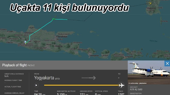 UÇAKLA İRTİBAT KESİLDİ