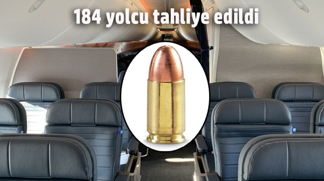 UÇAKTA ‘MERMİ’ BULUNDU