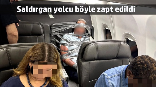 UÇAKTA OLAY ÇIKARDI