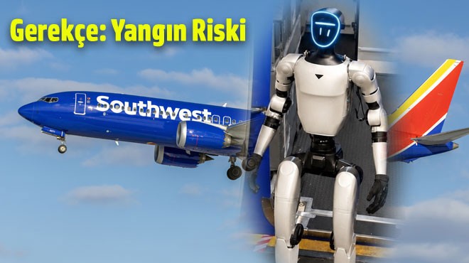 UÇAKTA  ROBOT  YASAĞI