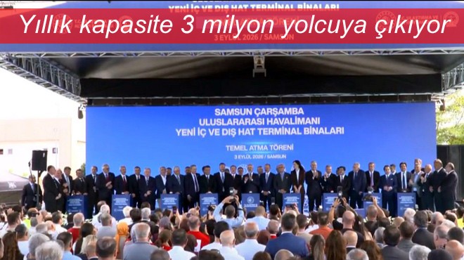 YENİ TERMİNALİN TEMELİ ATILDI