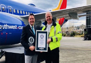 BOEING 737 GUINNESS REKORLAR KİTABINDA