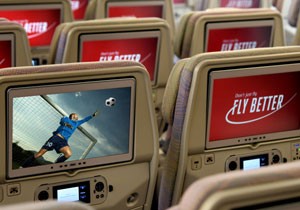 EMIRATES LE 40 BİN FEET TE MAÇ KEYFİ